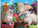 Sunsout Puzzle Kitten Tea Party - Puzzle Di 500 Pezzi Per Gatti