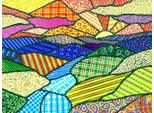 Sunsout Puzzle Xxl Pezzi - Appalachian Quilt Sunset - 500 Pezzi