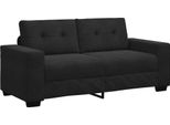 Vidaxl Divano A Due Posti Nero 180X77X82 Cm Velluto