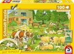 Schmidt Spiele Kipu 100T Famiglie Di Animali Nella Fattoria 0 0 Pz