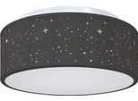 Vidaxl Lampada Da Soffitto Con Faretti Nero 30 X 30 X 13,5 Cm Tessuto