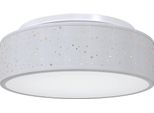 Vidaxl Lampada Da Soffitto Con Faretti Grigio 38 X 38 X 13,5 Cm Tessuto