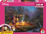 Schmidt Spiele Disney Mickey And Minnie Sweatheart Campfire, Thomas Kinkade, Puzzle, 200 Teile, Graspappe, 56558