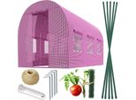 Gartentunnel 2 X 3 M (6 M2) Rosa Plonos