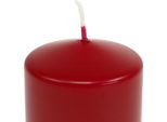 Candele Cilindriche H70Mm Ø50Mm Rosso Antico Ral Sigillo Di Qualità Set Di 12 Candele Decorazioni Natalizie Tavola Festiva, 12 Pezzi