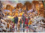 Gibsons Puzzle Boxing Day Stroll - 500 Teile Winterspaß Puzzle
