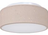 Vidaxl Lampada Da Soffitto Con Faretti Taupe 30 X 30 X 13,5 Cm Tessuto