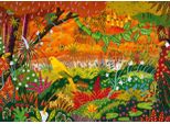 Pezzi & Pace Puzzle Golden Conure - Giocattolo Colorato Da 1000 Pezzi