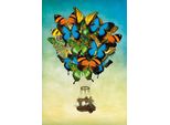 Magnolia Puzzle Butterfly Balloon - Giocattolo Colorato Da 1000 Pezzi
