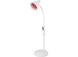 Lampada Terapeutica A Infrarossi, Regolabile In Altezza, Rotazione Di 360°, Bianca