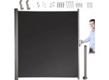 Tenda Da Sole Per Terrazza Laterale Luaro Con Schermo Retrattile 160 X 300 Cm