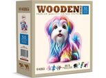Puzzle In Legno Happy Puppy 50 Pezzi