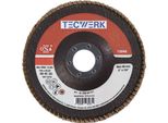 Disco Lamellare Ø 115 Mm Granulometria 40 Conica Acciaio/Legno Corindone Standard