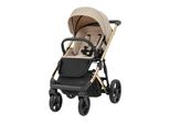 Carrozzina Kunert Arizo Premium 2In1 Marrone Con Telaio Dorato