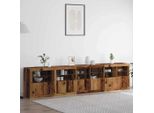Credenza Vidaxl Led In Legno Recuperato 283 X 37 X 67 Cm Materiale A Base Di Legno