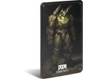 Doom The Dark Ages Metallschild Atlan 20 X 30 Cm