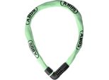 Lucchetto A Catena Abus Tresor 6807C - Lucchetto A Combinazione Con Catenaccio A 360°, Catena In Acciaio Spessa 7 Mm, Codice Di Combinazione A 4 Cifre - Lucchetto Per Bicicletta Con Livello Di Sicurezza 7 - Lunghezza 110 Cm, Verde