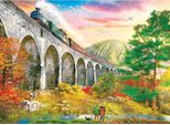 Gibsons Puzzle Viadotto Di Glenfinnan - Treno Da 1000 Pezzi