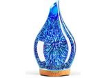 Porseme 280 Ml Umidificatore Per Diffusori Di Aromi, Silenzioso 3D A Ultrasuoni Infuso A Mano, 7 Led Che Cambiano Colore, Senza Bpa, Timer Per Casa, Yoga, Spa (