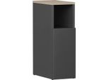 Vicco Comodino Camera Da Letto Enton, 20 X 59.5 Cm Con 1 Porta, Antracite/Sonoma