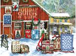 Sunsout Puzzle Tom Wood - Quilt Per Le Vacanze - Puzzle Da 1000 Pezzi