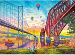 Gibsons Puzzle Three Bridges Crossing - 1000 Teile Puzzlespaß