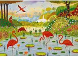 Pezzi & Pace Puzzle Fenicotteri Dei Caraibi - 1000 Teile Puzzle