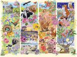 Gibsons Puzzle Attraverso Le Stagioni - 1000 Teile Puzzle Spaß