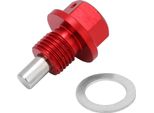 Tappo Di Scarico Della Coppa Dell'olio M12 X 1,25 Rosso, Tappo Del Motore In Lega Di Alluminio, Per La Maggior Parte Delle Auto Per Nissan Toyota