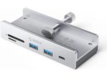 Orico Mh5Pc Hub A Morsetto Usb-C / 2X Usb-A 3.2 + 1X Usb-C 3.2 + 1X Sd&Tf - Argento