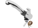 Rubinetto Dell'acqua Fredda Style 2005 12V Ø20 Mm Cromato/Nero Rubinetto Da Campeggio Per Camper E Roulotte