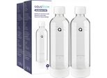 2X Bottiglia Di Saturazione Aquafloo 0,8L | Bottiglia Per Acqua/Succo Senza Bpa | Bottiglia Per Acqua Gassata In Saturazione