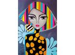 Magnolia Puzzle Ragazza Colorata 1000 Pezzi Puzzle Giocattolo