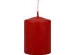 Candele Dell'avvento Candele Cilindriche Rosse Piccole 70/50 Mm Rosso Antico Safe Candle Candele Di Cera Di Qualità Set Da 24, 24 Pezzi