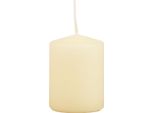 Candele Dell'avvento Candele Cilindriche Crema Piccole 70/50 Mm 24 Pezzi - Candele Di Qualità Per Decorazioni E Festività, 24 Pezzi