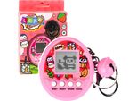 Tamagotchi Pet Egg Gioco Elettronico 168W1 Portachiavi Rosa