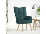 Syfax™ Sedia Relax Verde Scuro In Tessuto