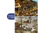 Grafika Puzzle - Pieter Brueghel Arte 500 Pezzi Puzzle