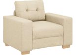 Syfax™ Divano Sedia Crema 100X78X80 Cm In Tessuto