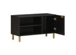 Syfax™ Mobile Porta Tv Nero 80X33X46 Cm In Legno Multistrato