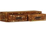 Syfax™ Mobile Tv A Parete 80X30X19 Cm In Legno Massello Di Recupero