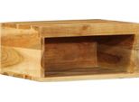 Syfax™ Mobile Tv A Parete 2 Pz In Legno Massello Di Acacia