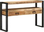 Syfax™ Tavolo Consolle 120 X 33 X 75 Cm Legno Di Mango Massello