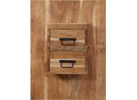 Syfax™ Comodino 60X32X80 Cm In Legno Massello Di Acacia
