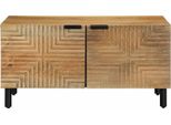Syfax™ Tavolino Da Salotto Marrone 80X50X40 Cm Legno Massello Di Mango