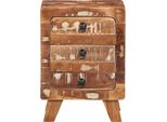 Syfax™ Comodini 2Pz 37X32X50 Cm In Legno Massello Di Recupero