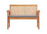 Syfax™ Panca Da Giardino A 2 Posti 120 Cm Legno Massello Di Acacia