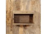 Syfax™ Comodino 50X27X50 Cm In Legno Grezzo Massello Di Mango