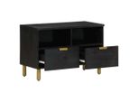 Syfax™ Mobile Porta Tv Nero 70X33X46 Cm In Legno Multistrato