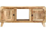 Syfax™ Mobile Porta Tv 105X46X32 Cm In Massello Di Mango Grezzo